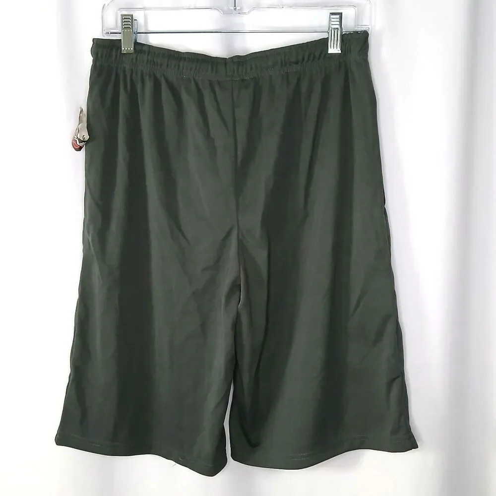 Zone Pro Athletic Basketball Shorts Lghtwt Pockets Drwstring Gray NWT Mens Small